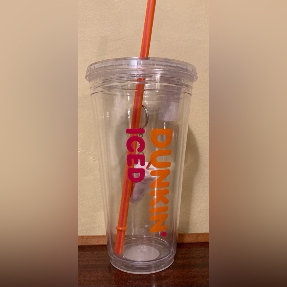 Dunkin Donuts Ltd Edition Iced Tumbler & Keychain Combo